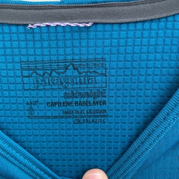 Patagonia Womens Crewneck Midweight Capilene Baselayer Sz S - Picture 3 of 8